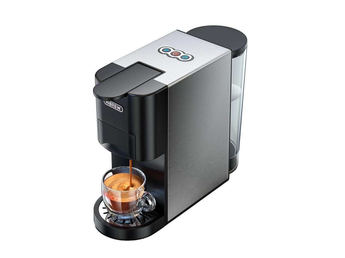Cafetera eléctrica, 19 bares de presión, 5 opciones de preparación en 1, color negro, OEM UE