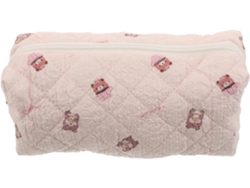Adorable estuche para lápices, bolsa grande con cremallera, organizador kawaii, estuche portátil.
