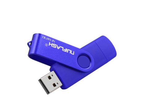 Pen USB SLOWMOOSE 2.0 para Smartphone y Portátil (Azul - 256 GB)