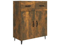 Aparador de madera de roble ahumado, MAISON EXCLUSIVE (69,5 x 34 x 90 cm)