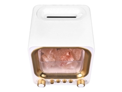 Difusor de aceites esenciales Bluetooth 4 en 1 de 160 ml, color blanco marfil.