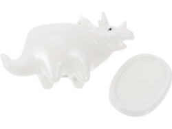 Adorable Maceta Decorativa Con Forma De Dinosaurio Para El Hogar O La Oficina.