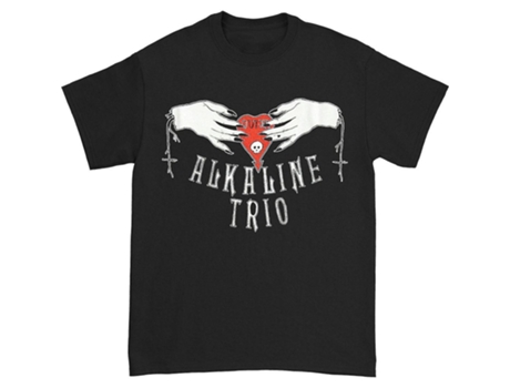 Camiseta ROCKINSTONE Manos Alkaline Trio Ouija (M)