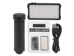 Luz LED para cámara de 3000k-6500k, luz complementaria para vídeo con CRI 95+, ideal para retransmisiones en directo.