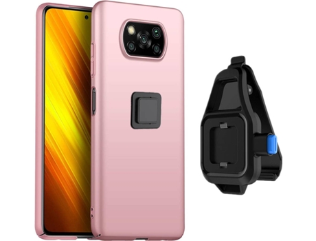 Funda Xiaomi Poco X3 Nfc Turtleshell con Soporte de Cintura Rosa