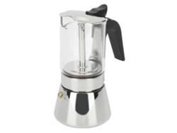 Borrador de acero inoxidable para cafetera moka, ideal para el hogar, la cafetería y la oficina, 160 ml