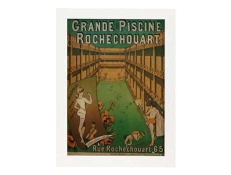 Poster NACNIC Vintage de Piscina