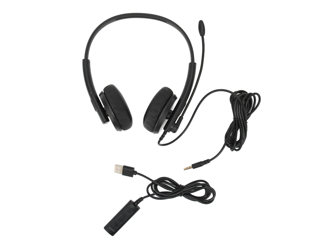 Fone De Ouvido Usb Xd1000 Com Microfone Redução De Ruído Para Call Center Serviço Ao Cliente Skype Webinar