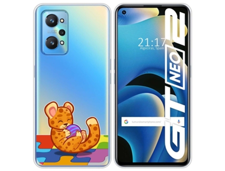 Carcasa Realme GT NEO 2 5G TUMUNDOSMARTPHONE Dibujos Transparente Multicolor