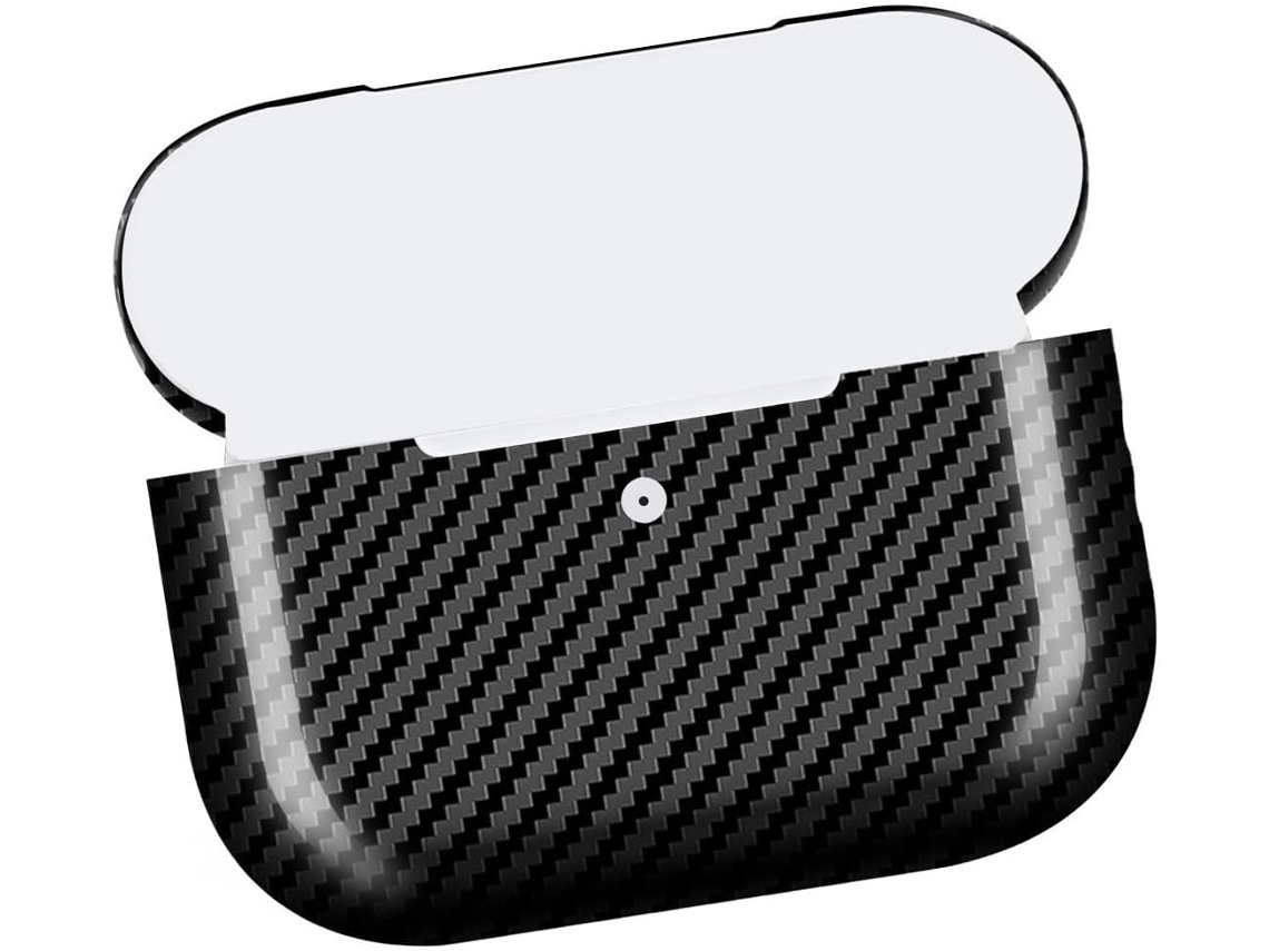 Elegante Estuche De Carbono Para Los Últimos Auriculares Inalámbricos Con Compatibilidad De Carga Y Seguro