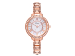 Reloj De Pulsera Redondo Analógico De Cuarzo Para Mujer Lvpai, Ideal Para Negocios Y Ocasiones Especiales.