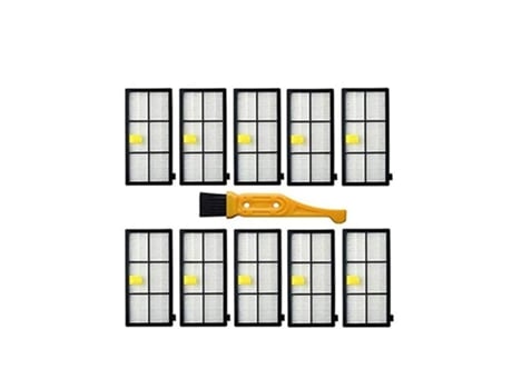 Filtro Hepa de 10 piezas para aspiradora Irobot Roomba 800 900 Series
