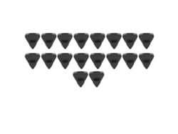 Ganchos triangulares para ropa - Perchas de conexión que ahorran espacio