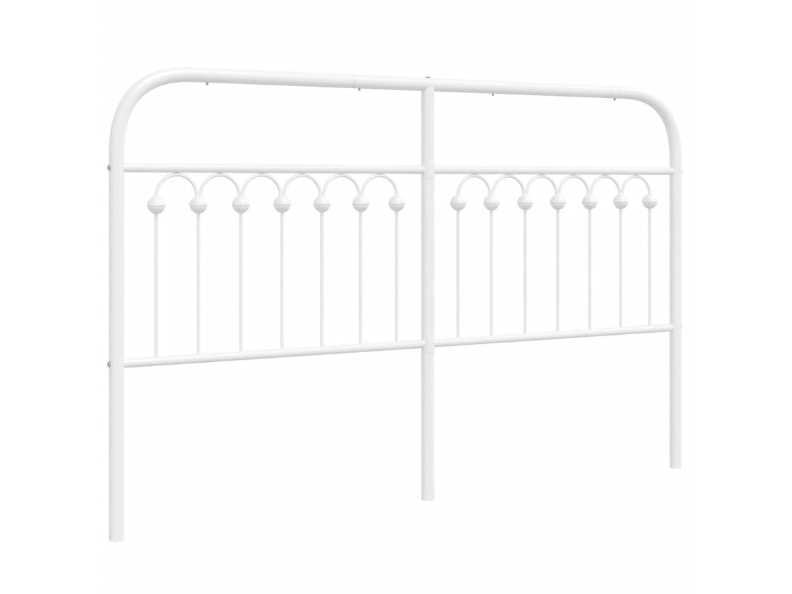 Cabecero de repuesto 150 cm Metal Blanco MAISON EXCLUSIVE