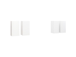 Mueble TV 4 Piezas 30,5x30x60 cm Derivados de Madera Blanco MAISON EXCLUSIVE