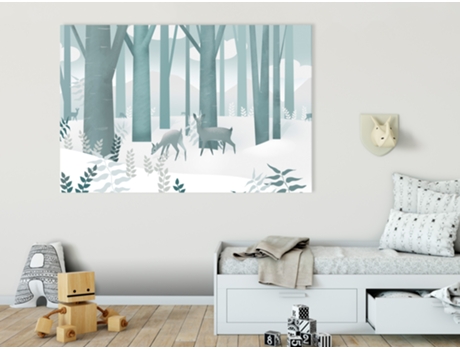 Cuadro ARTGEIST Fairy-Tale Forest (1 Part) Vertical - First Variant (120x80)