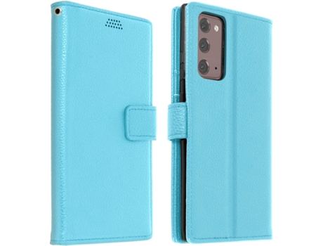 Funda Samsung Galaxy Note 20 AVIZAR Libro Cartera Azul