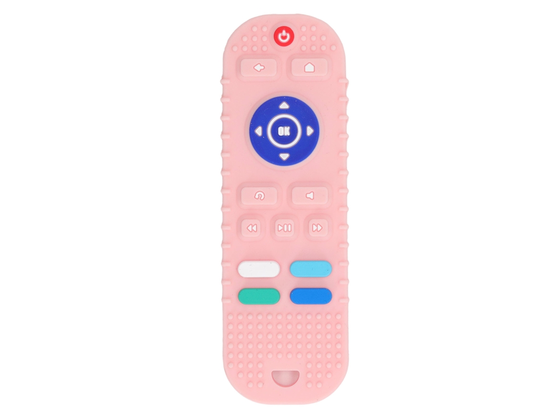 Juguete de silicona suave con control remoto para la dentición de bebés niñas (modelo 2026) - Rosa