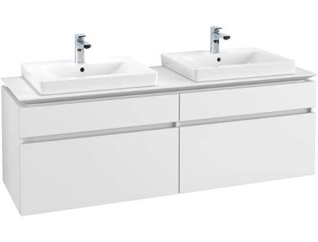 Mueble de tocador Villeroy &amp Boch Legato B677 1600x550x500mm 2 lavabos