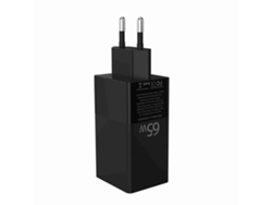 Cargador Usb C 65w 3 Puertos Pd Rapido