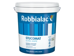 Pintura Interior y Exterior Mate ROBBIALAC Stucomat (Blanco - 15 L)