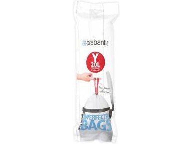 Set de 20 Bolsas de Basura BRABANTIA 116742 (0,8 kg - 26 x 16 x cm)