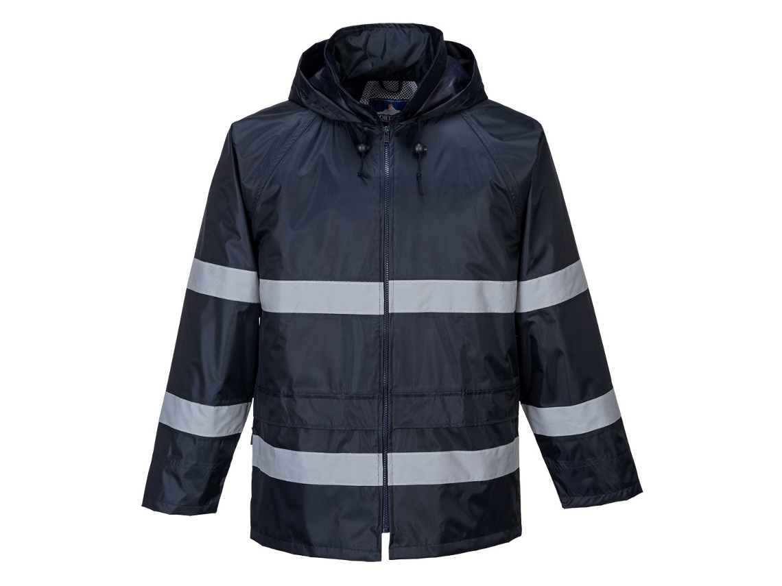 Chaqueta Impermeable Alta Visibilidad Iona | Trabajo Exterior Marino / L