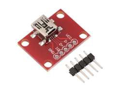 Nueva placa adaptadora de extensión Mini USB a Mini B USB (placa de salida)