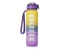 Botella De Agua Deportiva De 1l, Amarilla/morada Rosewell