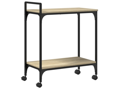 Carrito de cocina madera ingeniería roble Sonoma VIDAXL (60,5x31x72,5 cm)