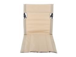 Silla de playa plegable portátil para adultos, color caqui.