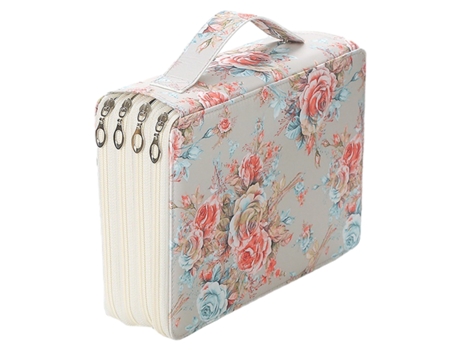 Estuche De Lápices De Colores Portátil, Con Capacidad Para 200 Ranuras Organizador De Estuches De Lápices De Colores Con Cremallera, Rosa ZMDECQNA