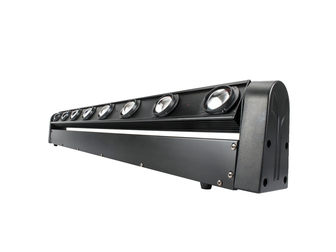 Foco de escenario LED RGBW de 8 x 12 W, panel de control digital, 1 unidad, enchufe UE OEM