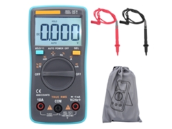 Multímetro Digital Zt101, Rango Automático, 6000 Cuentas, Mide Voltaje Ca/cc, Corriente, Resistencia, Capacitancia Y Temperatura.