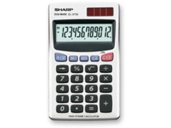 SHARP EL-379SB calculadora Bolsillo Calculadora básica Blanco