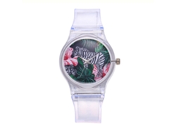 Reloj De Pulsera Para Niña Con Bonito Diseño De Dibujos Animados, Correa De Silicona Y Movimiento De Cuarzo Analógico.