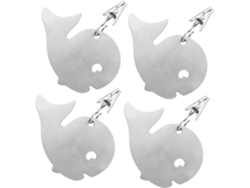 Juego De 4 Colgadores De Pesas De Mesa Con Clips Metálicos Para El Hogar.