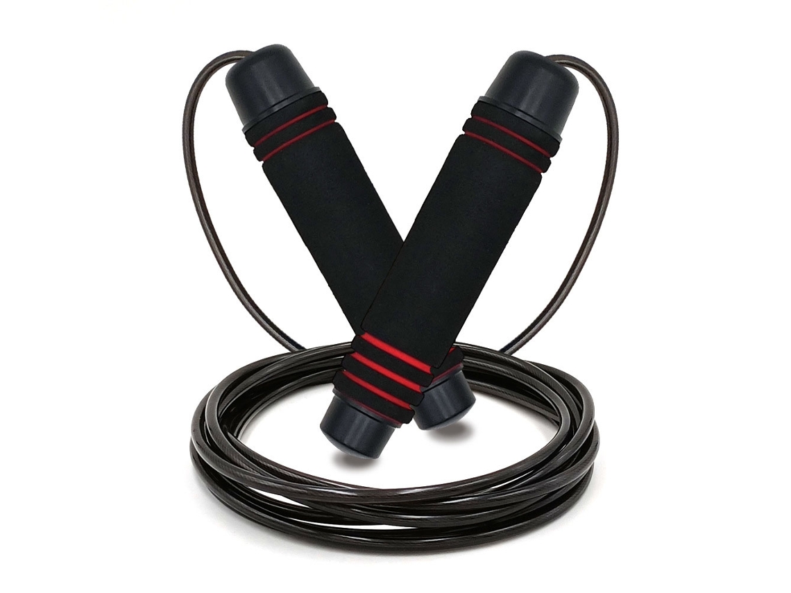 HYMNORA Cuerda de Salto Ajustable con Cables de Espuma Entrenamiento Rápido y de Resistencia para CrossFit, MMA y Boxeo