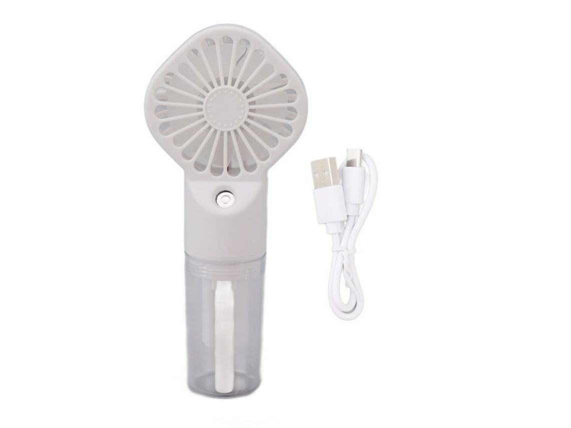 Mini ventilador USB de 3 pulgadas, 3 velocidades, funciona con pilas, silencioso.