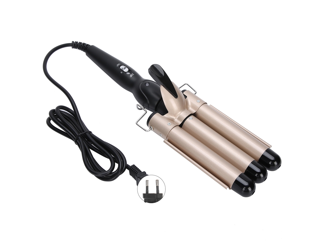 Omni-triple Pipe Cabelo Curling Iron Wand Styling Tool