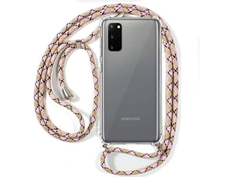 Funda para Samsung Galaxy S20 COOL Cordón Transparente