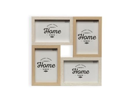 Marco de Fotos VERSA Madera MDF 2 x 28 x 28 cm