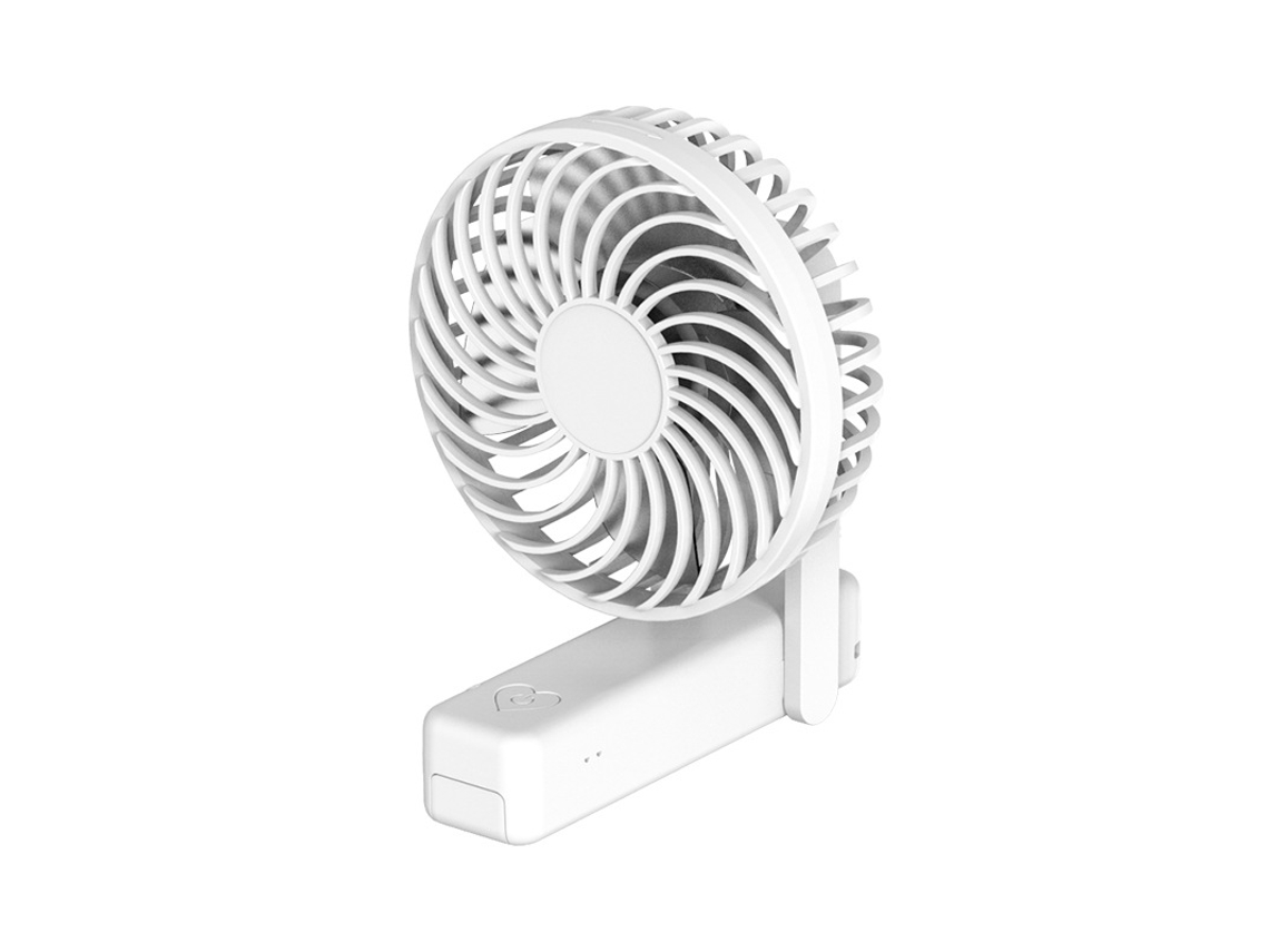 Ventilador De Mano Eifson Portátil Plegable 3 Velocidades 1200mahblanco