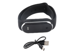Pulsera Repelente De Mosquitos Ultrasónica Al Aire Libre Recargable Con Pantalla De Tiempo