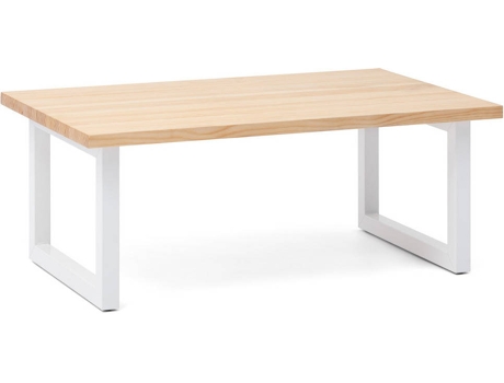Mesa de Centro BOX FURNITURE 31 Icub Blanco (Madera, Metal - 50x100x43 cm)