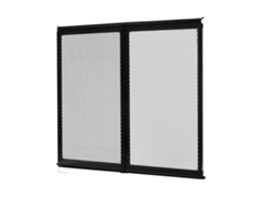 Protector de puerta mosquitera, aleación de aluminio duradera, fácil instalación, ancho 22.5 pulgadas, alto 20 pulgadas
