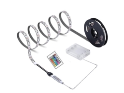 Tira De Led Con Mando A Distancia, Batería De 5 V, Ip65, 5050 Rgb Brillante, Autoadhesiva Para Tv, Decoración De Salón, 2 M