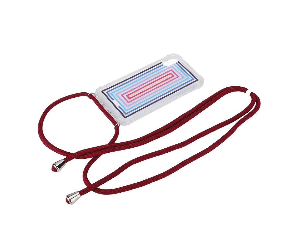 Nueva funda para iPhone X/XS/XS Max/XR con cable, tejido EOOCOO (relieve 3D, resistente a los golpes).