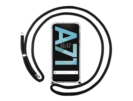 Carcasa Samsung Galaxy A71 TUMUNDOSMARTPHONE Colgante Negro