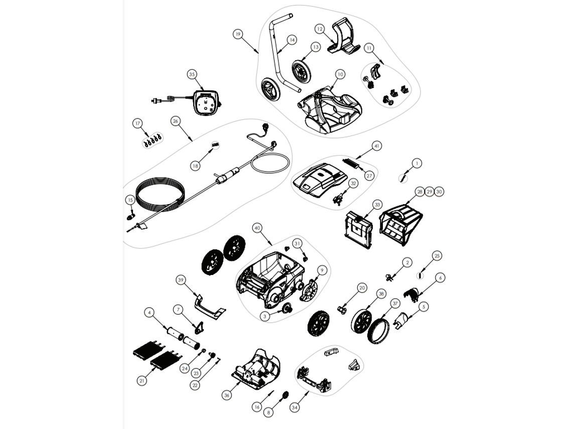 Aspirador Ra 6300 Iq ZODIAC - Recambios